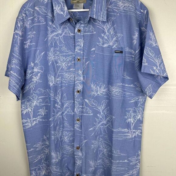 North Shore | Hawaiian Aloha Hibiscus Tropical Button Up Shirt | 2XL Runs Small - Picture 1 of 6